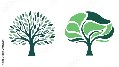 green tree vector