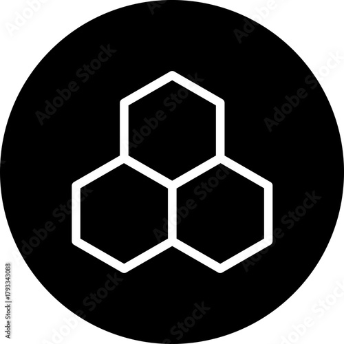 Honeycomb bee icon on white background. honeycomb icon for your web site design, logo, app, UI. flat style. honey comb sign. Vector Illustration . honeycomb seamless pattern vector design honeycomb.