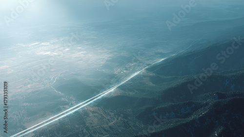 create interactive map featuring realtime hologram of transportation movement in ecozones