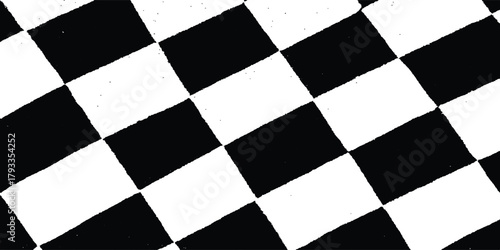 Black and white Chess board. checkerboard pattern framed within a captivating composition. Luxurious seamless black and white marble checkerboard tile texture for kitchen and bathroom high-resolution