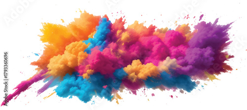 Abstract watercolor background texture with colorful ink paint splashes and artistic design pattern illustration