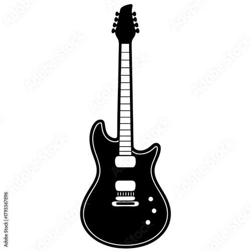 Electric guitar drawing