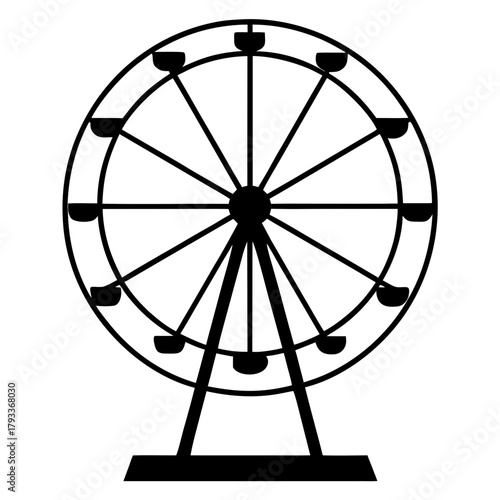 A ferris wheel drawing