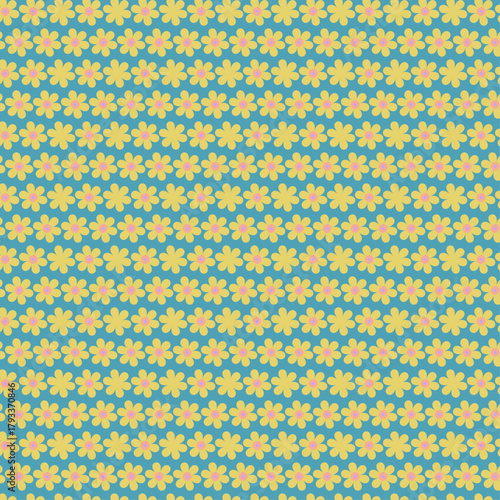 Abstract background - seamless pattern flowers for wrapping, packaging or textile printing. The main color can be changed or removed as desired. Vector illustration