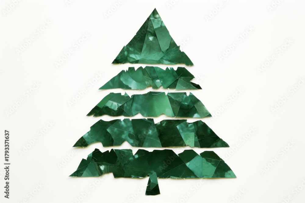Fototapeta premium Christmas tree white background christmas tree.