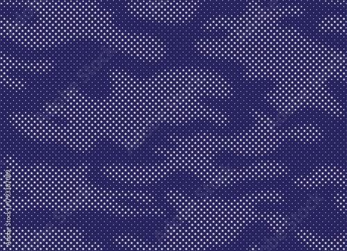 Seamless Star Camouflage halftone abstract AOP pattern, Military Camouflage repeat pattern design for Army background, USA, america star pattern printing clothes, fabrics, sport  jersey texture print