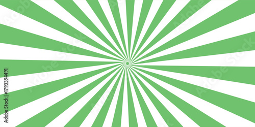 Lime Mint Green color and white color Sunburst for the background. flag of japanese. The rising sun.