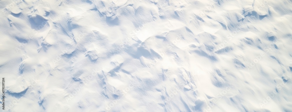 Fototapeta premium Empty snow ground texture nature winter view.