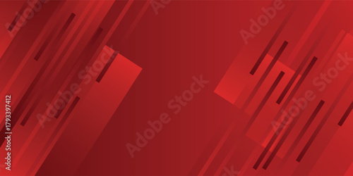 red banner background.abstract background.colorful.slash effect .memphis .eps 10