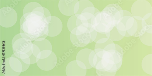 bokeh green blur lights