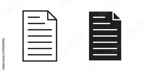File icon in trendy flat style design. Vector graphic illustration.