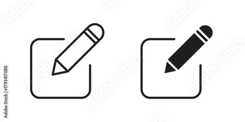 Register icon in trendy flat style design. Vector graphic illustration.