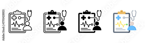 Medical Condition Icon, Multi Styles Icon Set