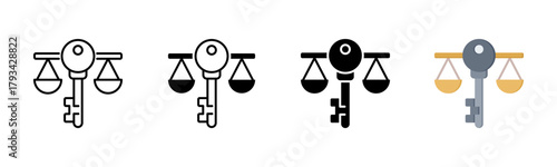 Equitable Icon, Multi Styles Icon Set