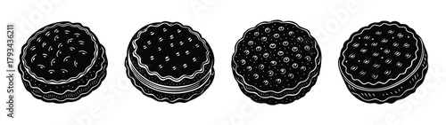 Sea cucumber vector illustration black and white drawing marine life sea animal seafood delicacy food ingredient graphic design element