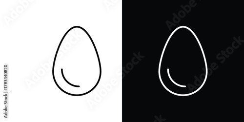 Egg icon concept symbol design. logo template EPS