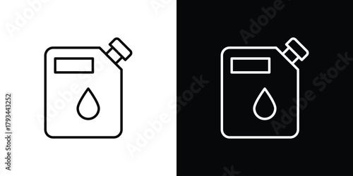 Fuel icon concept symbol design. logo template EPS