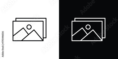 Image icon concept symbol design. logo template EPS