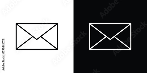Mail icon concept symbol design. logo template EPS