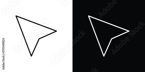 Mouse icon concept symbol design. logo template EPS