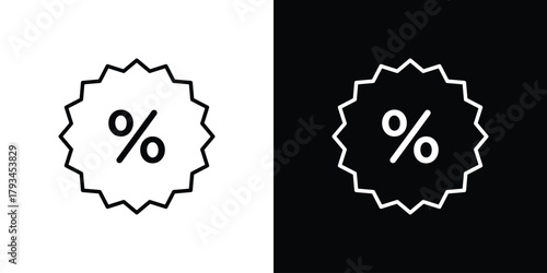 Promotion icon concept symbol design. logo template EPS