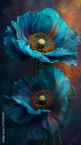 Whispers of the Azure Bloom. Generative AI
