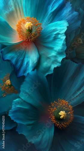 Whispers of the Azure Bloom. Generative AI
