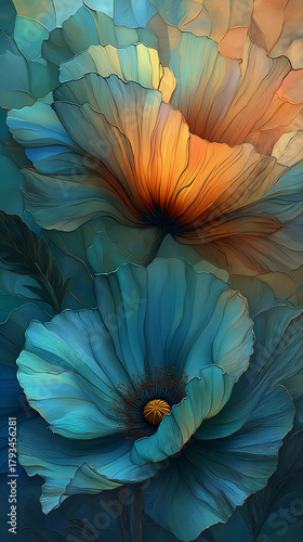 Whispers of the Azure Bloom. Generative AI
