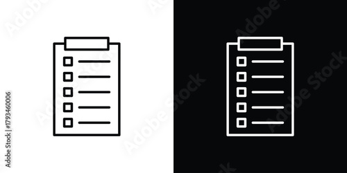 Todo list icon concept symbol design. logo template EPS