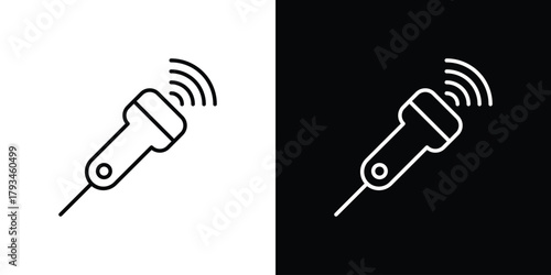 Ultrasound icon concept symbol design. logo template EPS