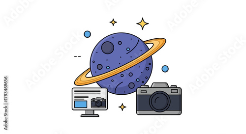 Photography in Space - A Cosmic Blend of Technology and Wonder.