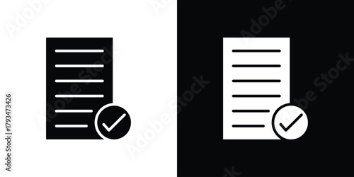 Compliance icon solid style collection. flat style symbols