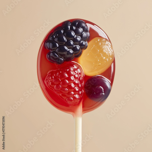 Mixed Berries Lollipop Candy Collection
