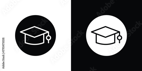 Degree icon solid style collection. flat style symbols