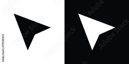 Mouse icon solid style collection. flat style symbols