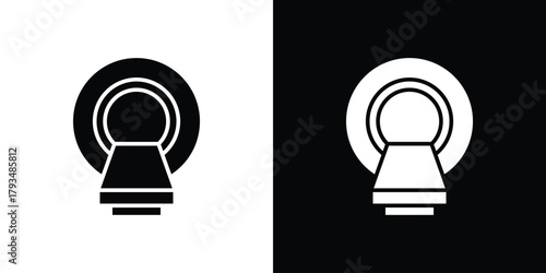 MRI icon solid style collection. flat style symbols