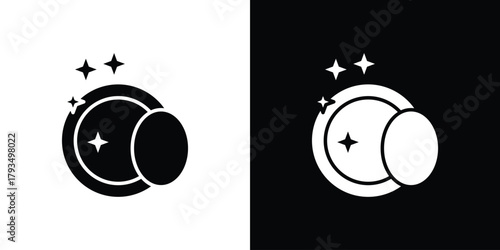 Washing dishes icon solid style collection. flat style symbols