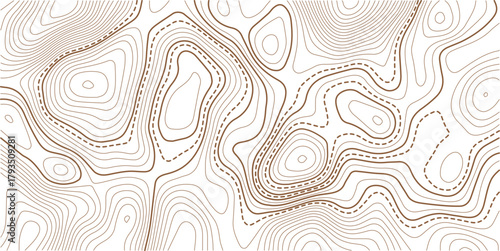 Abstract Topographic Pattern contour line map. Luxury gold abstract line art on transparent background image.. topographic contour background. Topography background. Vector banner. Topo,
