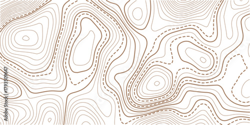 Topographic gold luxury map background. Geographic abstract patternModern design with White background with topographic wavy pattern design.