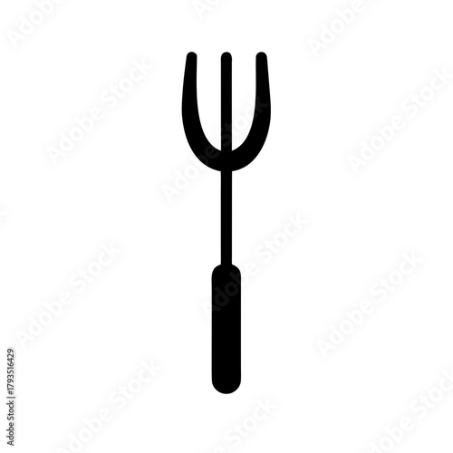 Hand Air Pump Silhouette Vector Illustration