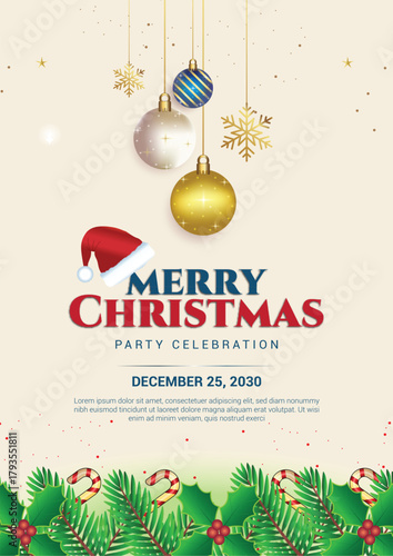 Christmas Poster Design Template