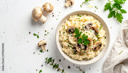 Mushroom Risotto with Herbs