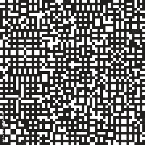 Seamless pattern with crossword. Abstract puzzle consisting of cells, maze, logic task. Fabric, packaging, wallpaper, wrapping paper. Illustration of a book, magazine. Cover. No ai