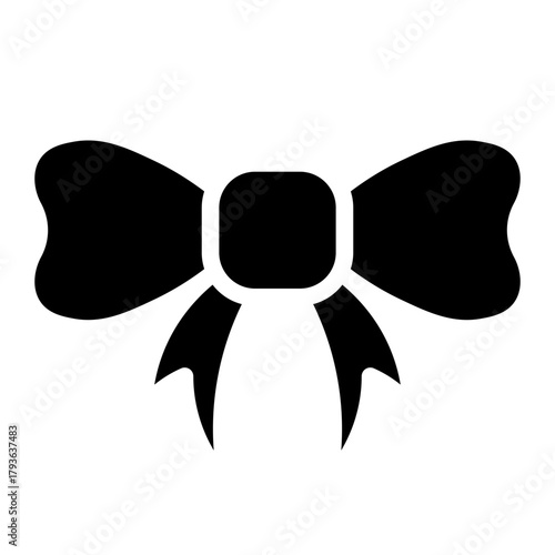Ribbon icon. Gift, present design elements. Holiday decoration concept. Vector illustration.