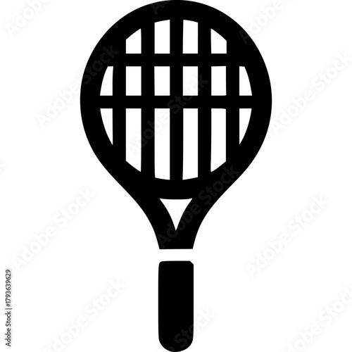 Tennis Racket Icon Vector