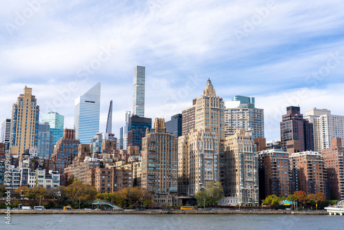 Skyscrapers in Midtown Manhattan Seen From Roosevelt Island