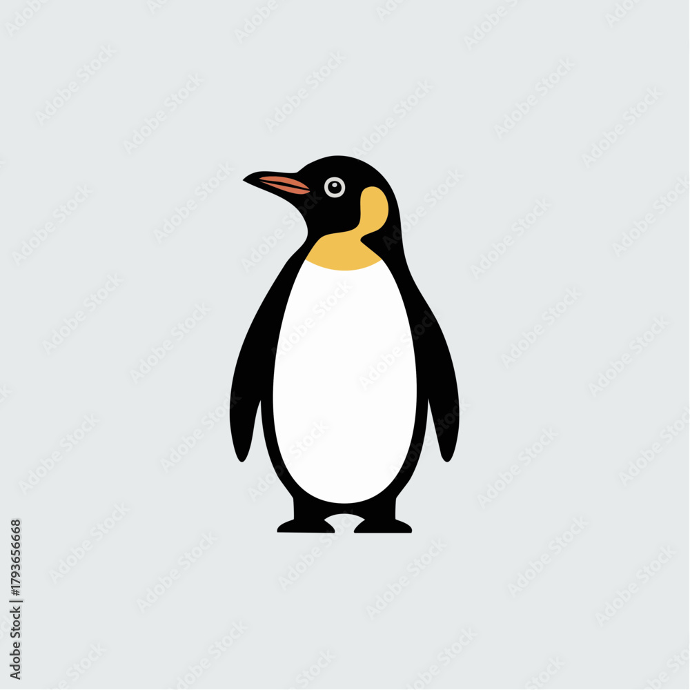 Fototapeta premium Penguin isolated on white