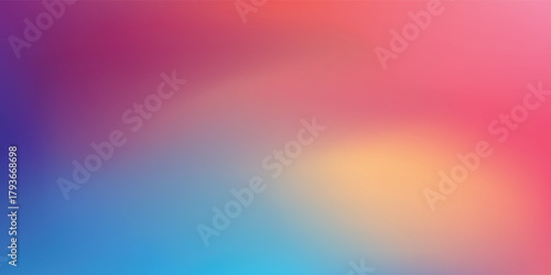 Smooth and blurry colorful gradient mesh background.