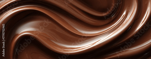 Creamy chocolate swirl rich texture smooth surface indulgent dessert sweet treat delicious confectionery gourmet chocolate dark chocolate melted