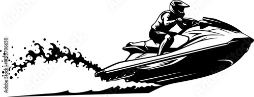Jet ski silhouette, Jet ski vector, Extreme jet ski silhouette, Jet ski, Jet ski clipart set